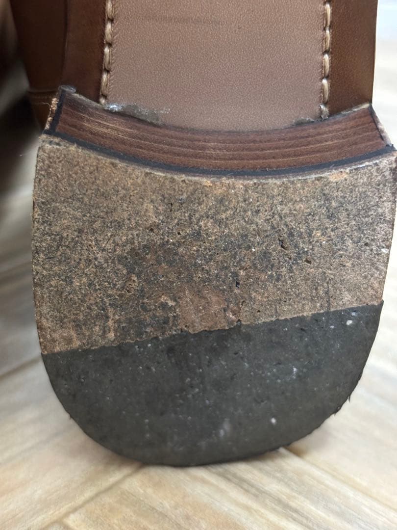 ブラウンレザー ロングブーツ　サイズ37（24cm）※ショートブーツ含む