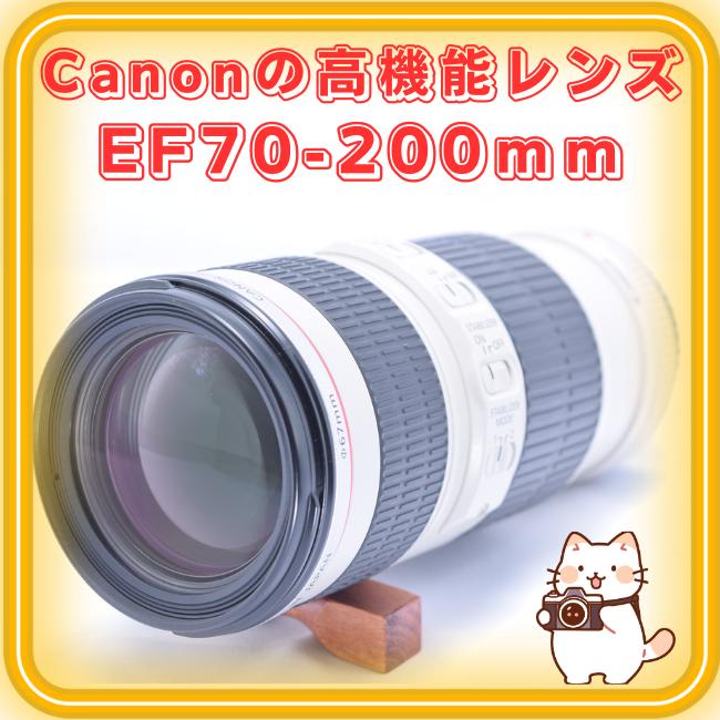 高性能レンズ　Canon EF 70-200mm F4 L IS USM　♪