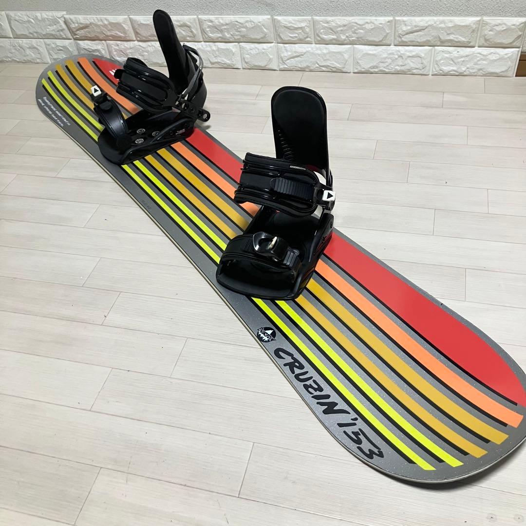バック付/BURTON CRUZIN バートンスノーボード153cm/バインM