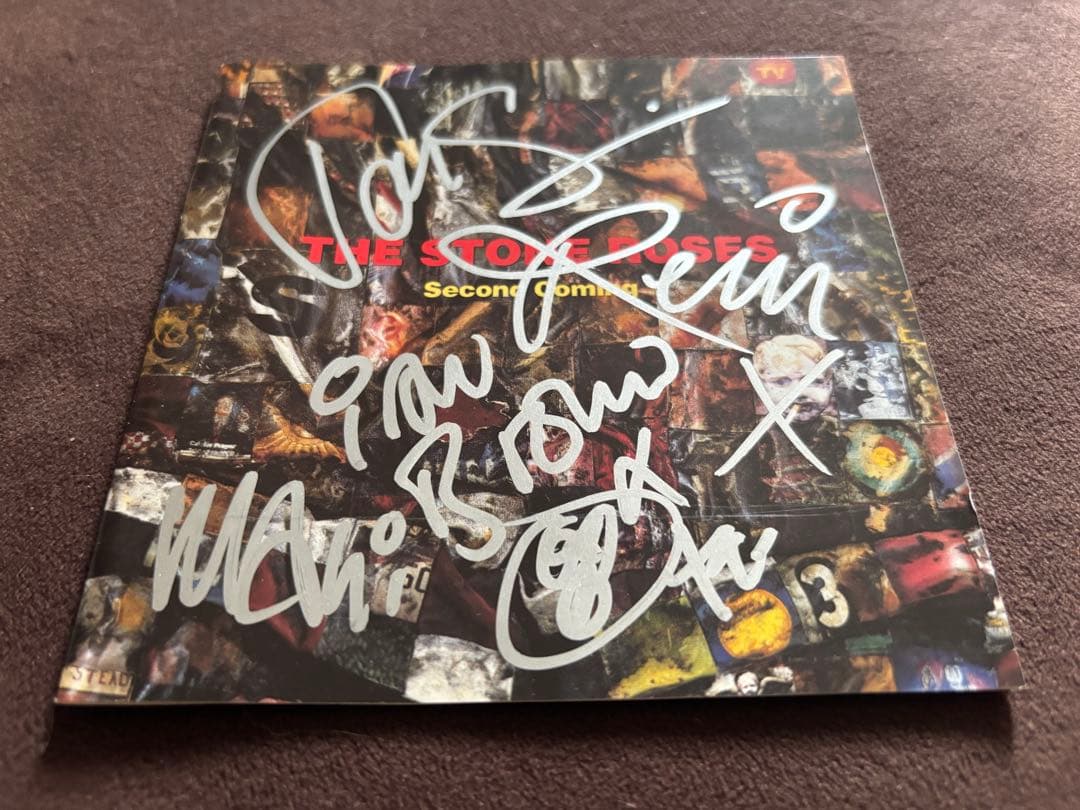レアThe Stone Roses サインCD ストーンローゼズ　イアンブラウン