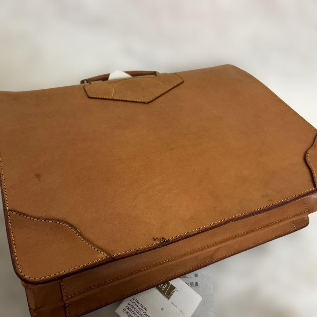 FIVE WOODS 林五　本革　最高級　ダレスバッグ　ビジネスバッグ　キャメル