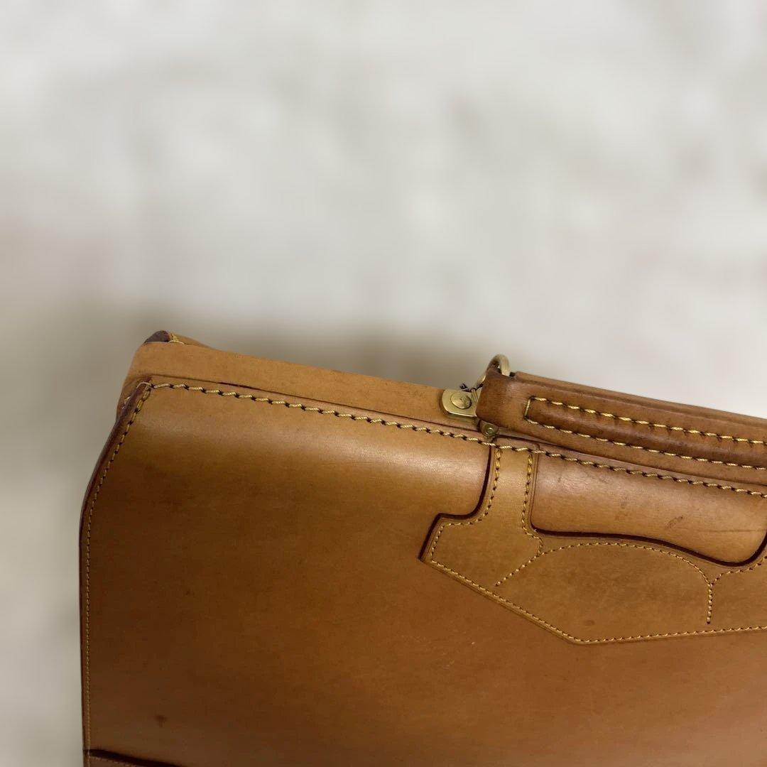 FIVE WOODS 林五　本革　最高級　ダレスバッグ　ビジネスバッグ　キャメル