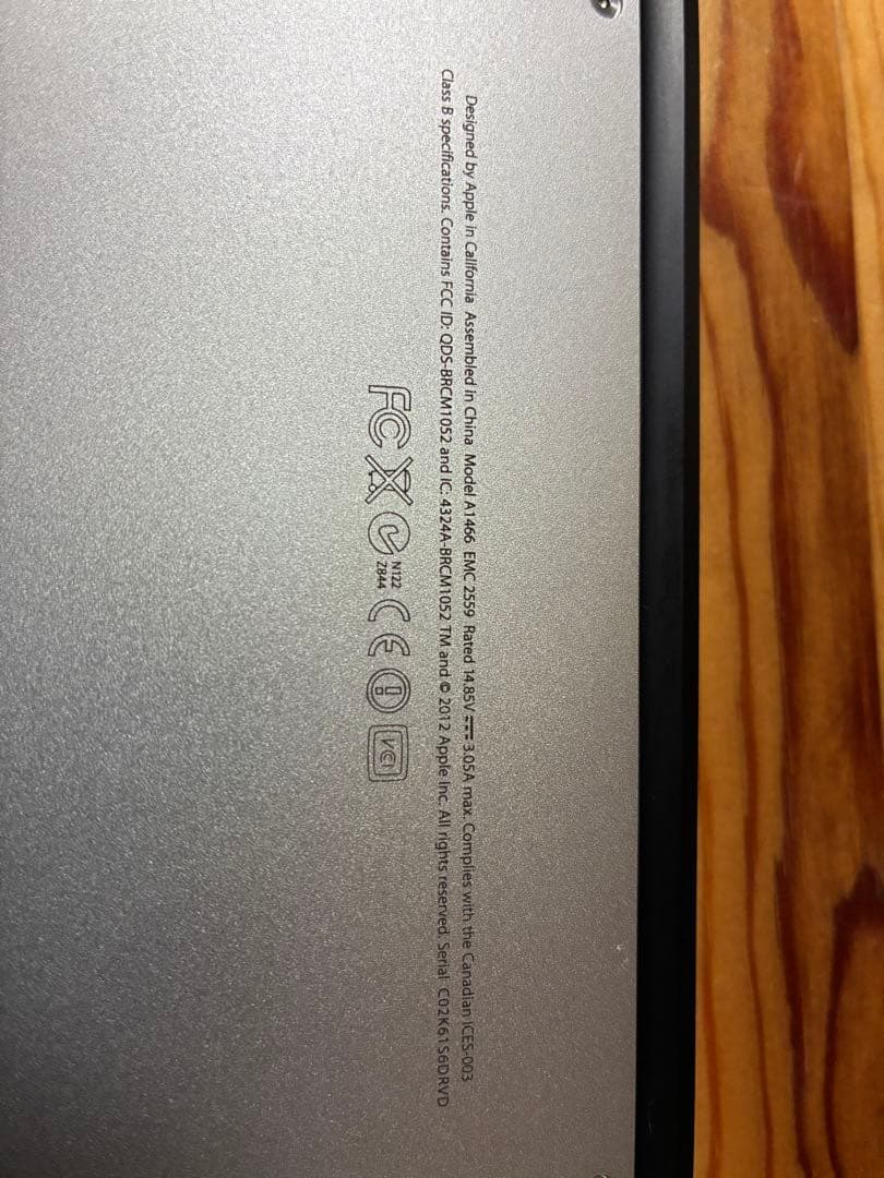 MacBook Airシルバー 日本語配列キーボード