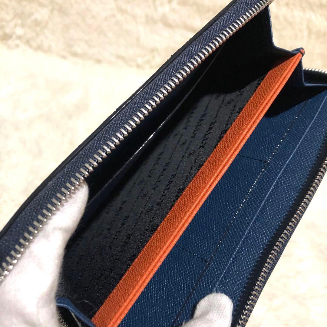 未使用✨Bally レザー　 ラウンドファスナー 長財布