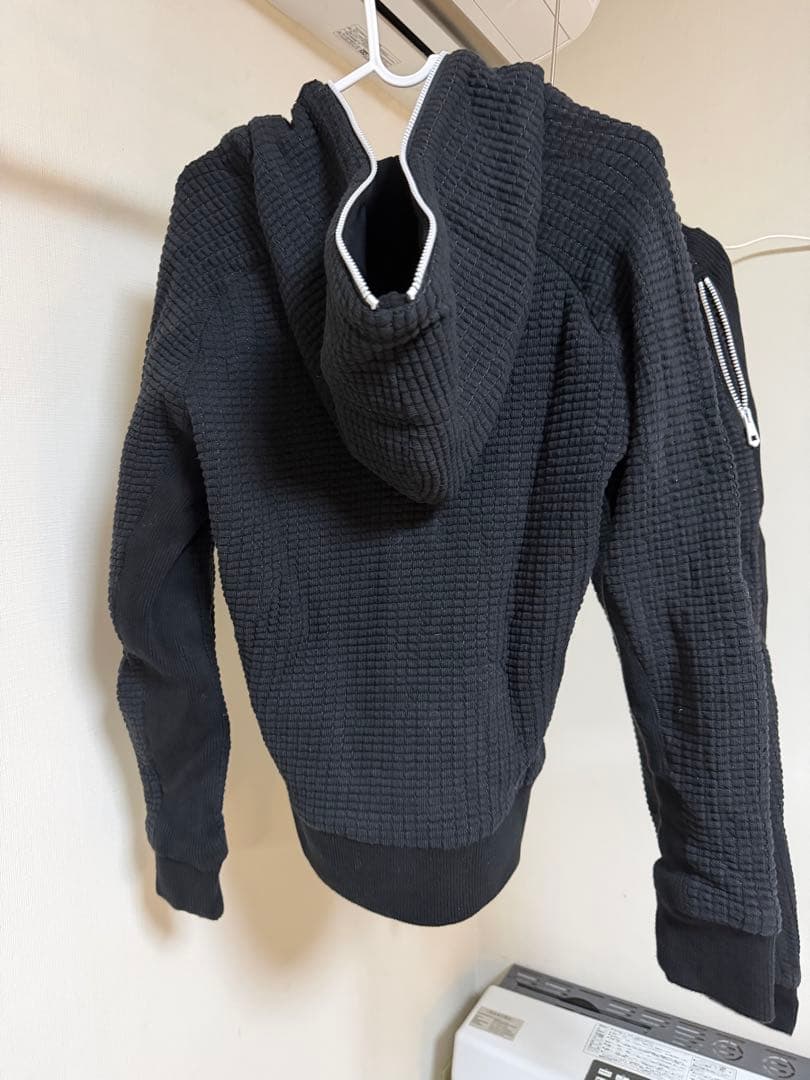 1PIU1UGUALE3 ウノピュウ relaxリラックス ワッフルリブパーカー