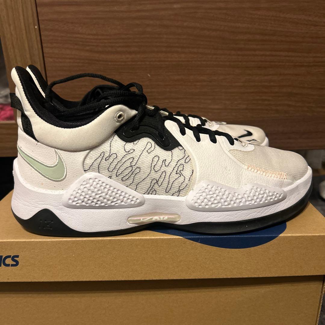 NIKE PG 5 EP 'WHITE BLACK' ナイキ ポール ジョージ5