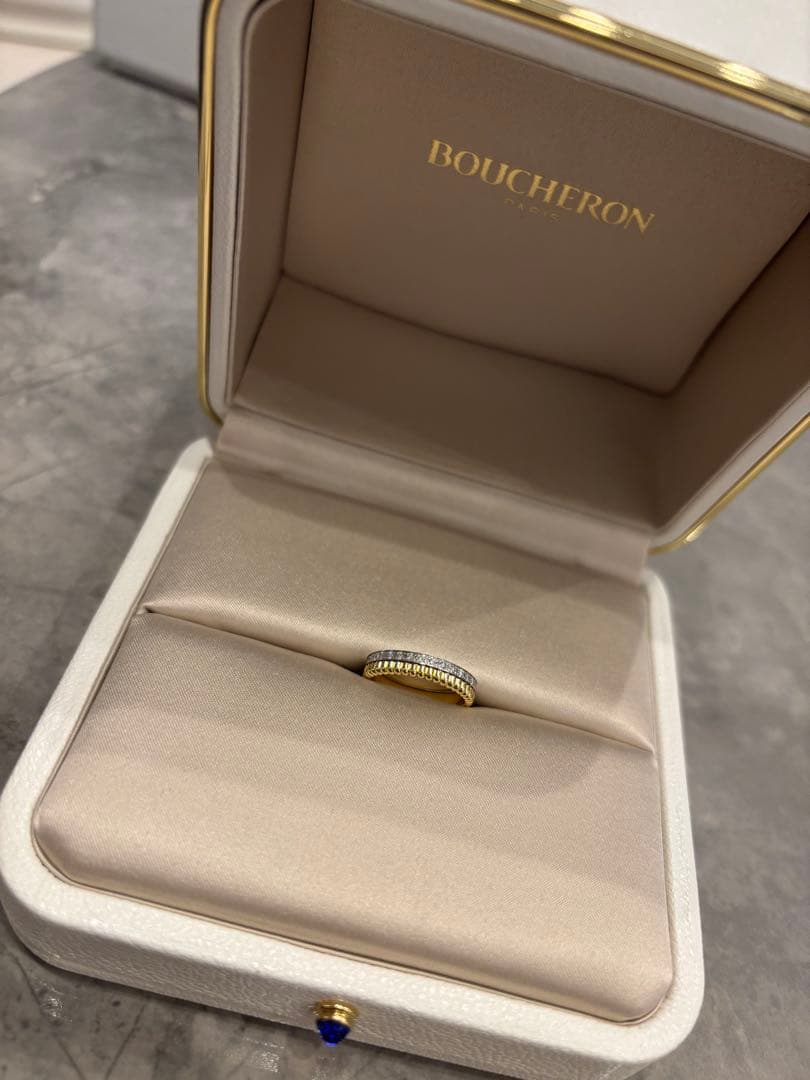 【正規品】ブシュロン キャトル ラディアント ハーフパヴェ #48