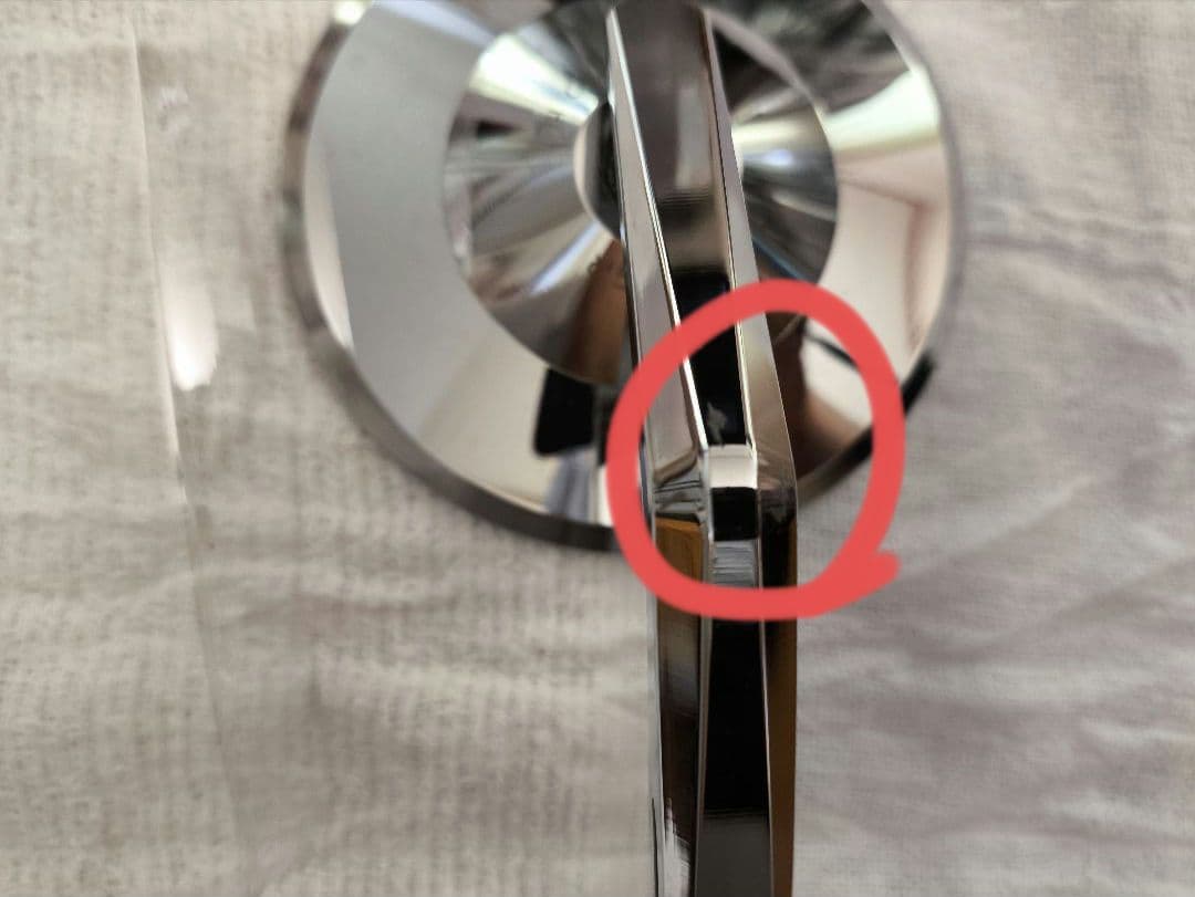 ハイサイダーバーエンドミラー MONTANA(モンタナ) クローム 2個セット