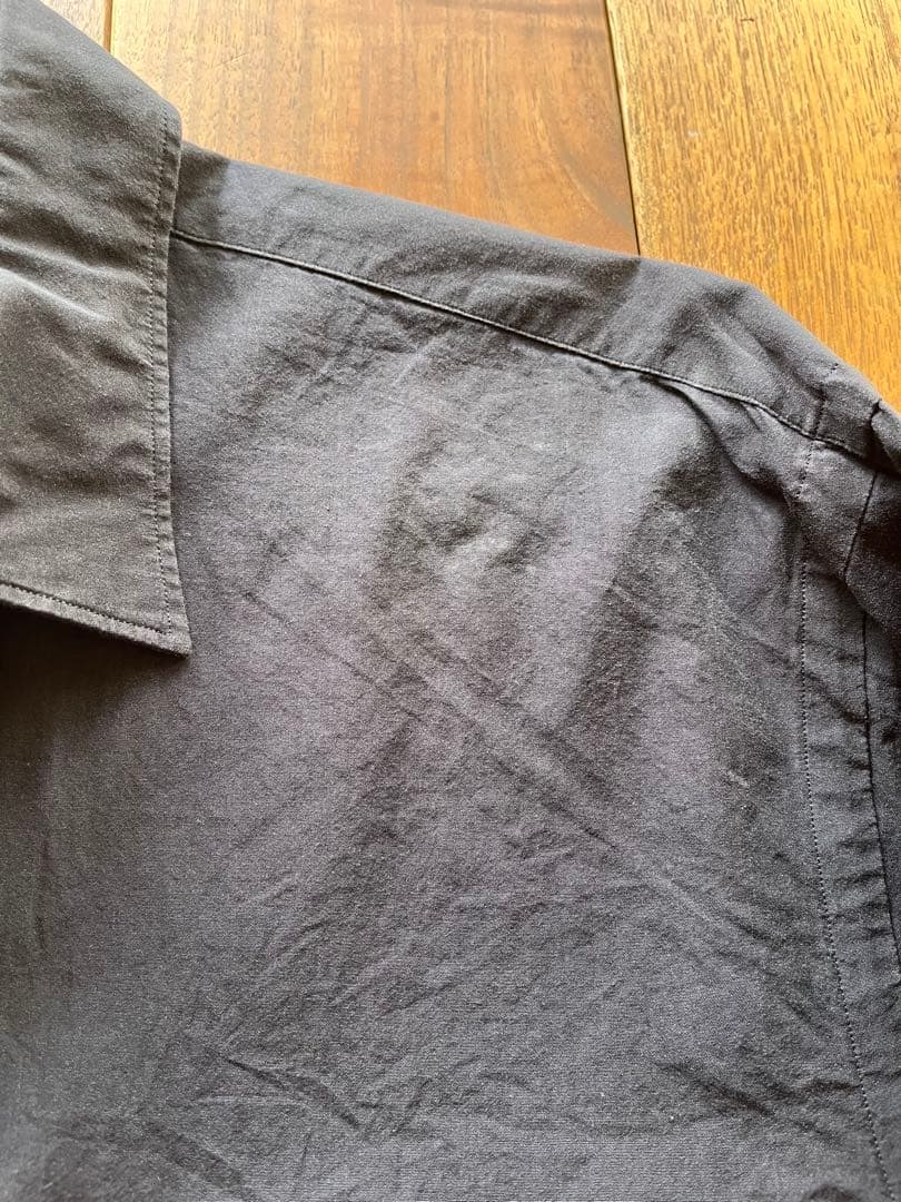 COMOLI 旧型 コモリシャツ ネイビー 3