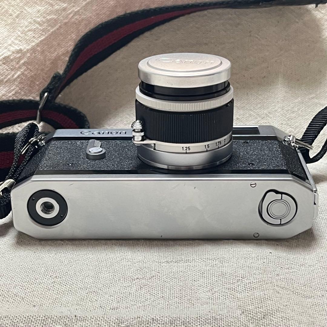 キャノン Canon オールドカメラ　P 型　ポピュレール　50mm f1.8