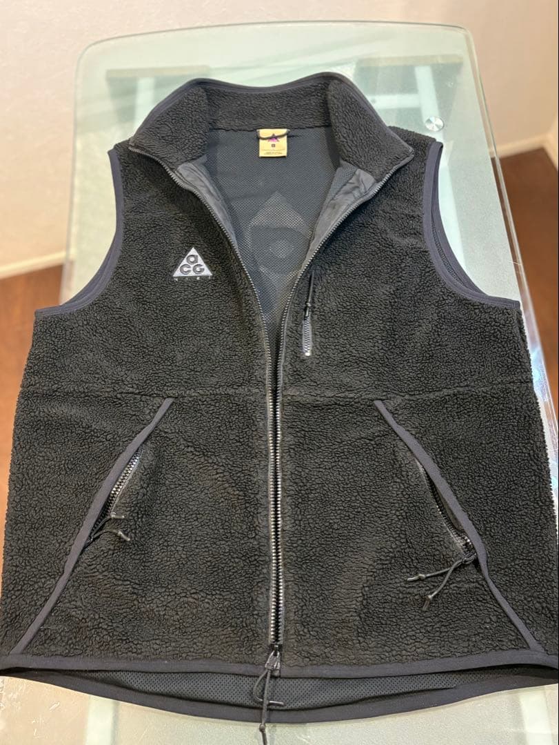 最終価格希少NIKE ACG フリースベスト ブラック Lサイズ