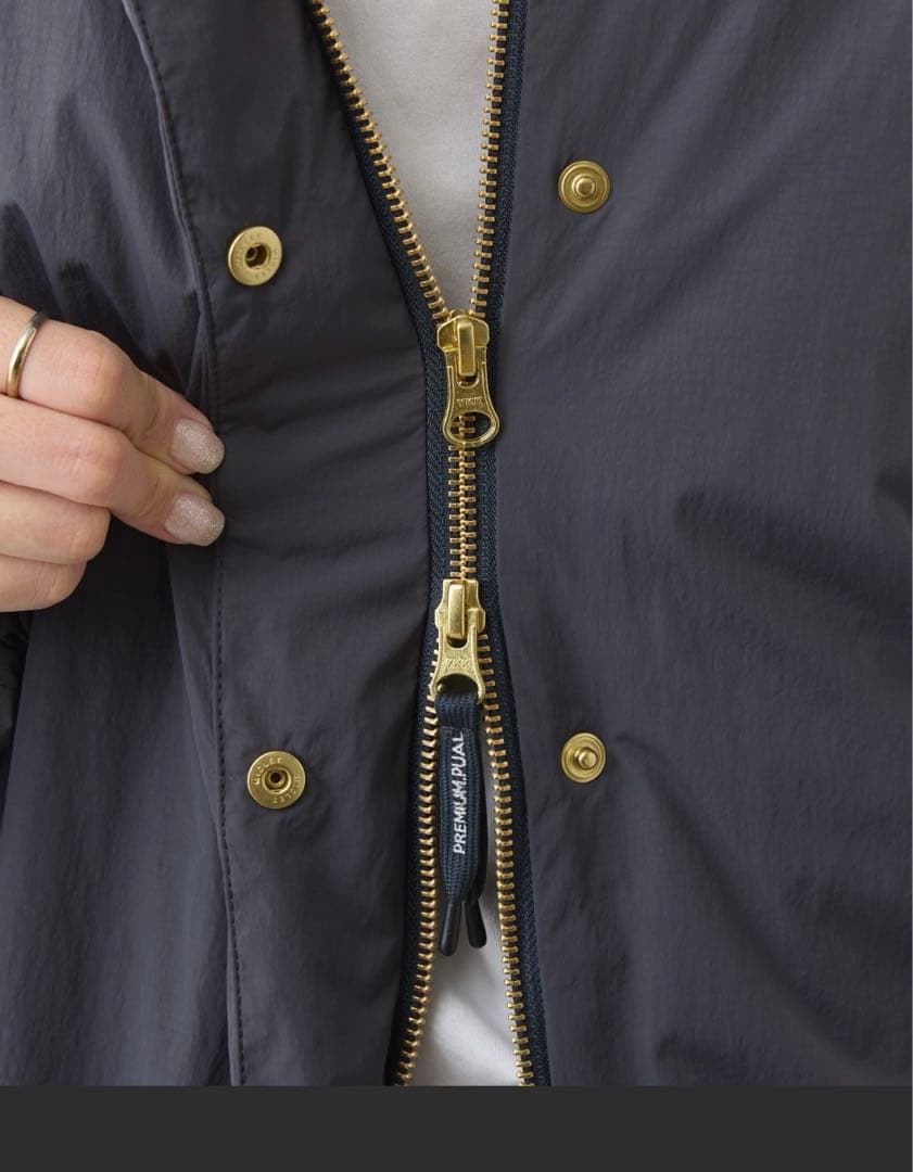 【PUAL CE CIN】フレンチダックダウンサイドジップジャケット