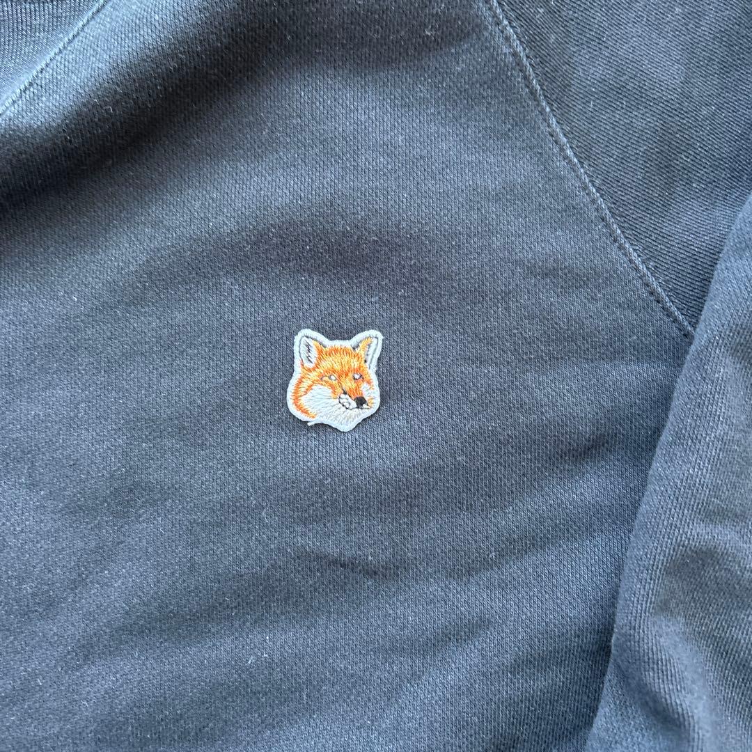 「値下げ！」　MAISON KITSUNÉ ブラック スウェット　S