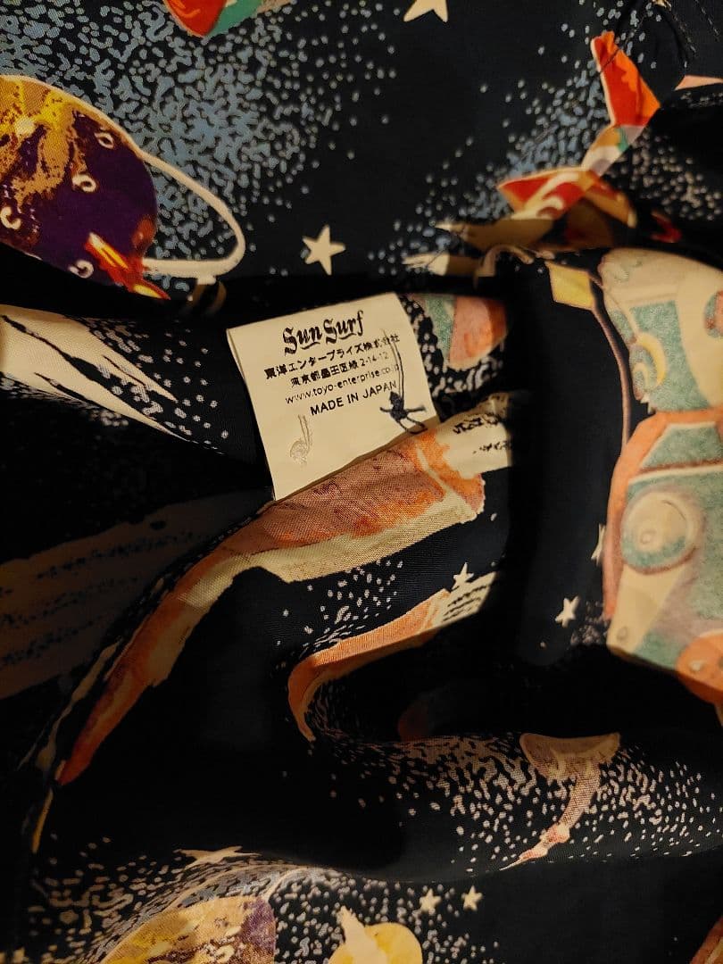 ☆美品☆　サンサーフ　ロボット　スペース　アロハシャツ　M　SUNSURF