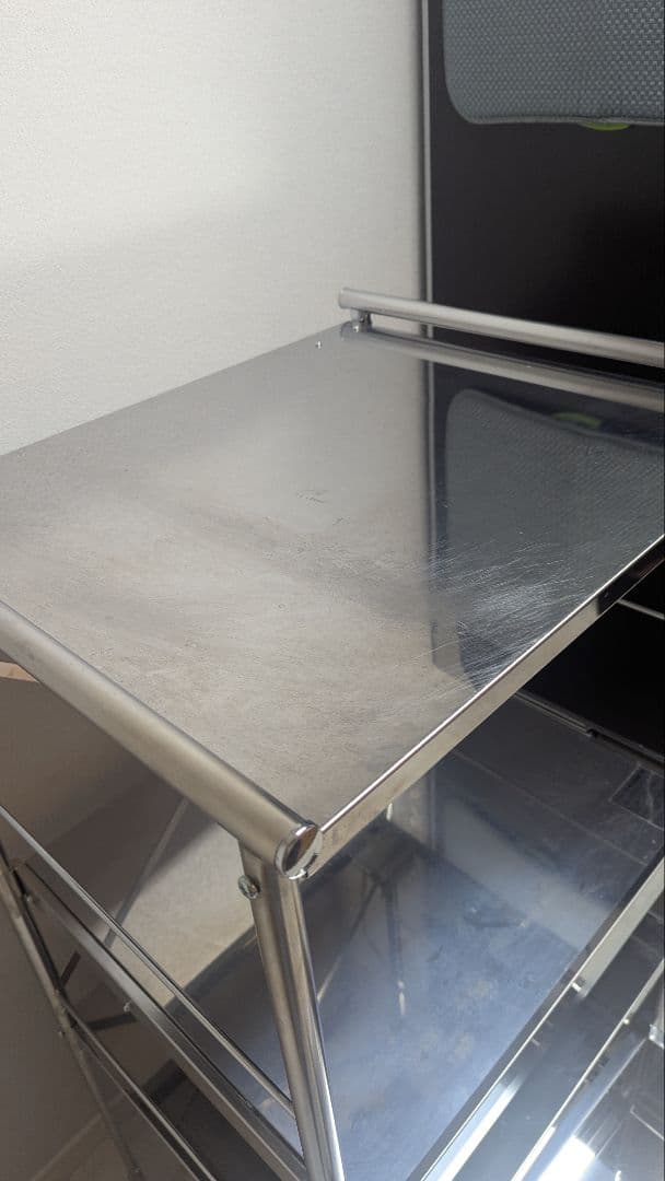 横浜市 直接受渡 配送相談 dinos ステンレス ワゴンキッチン収納幅61cm