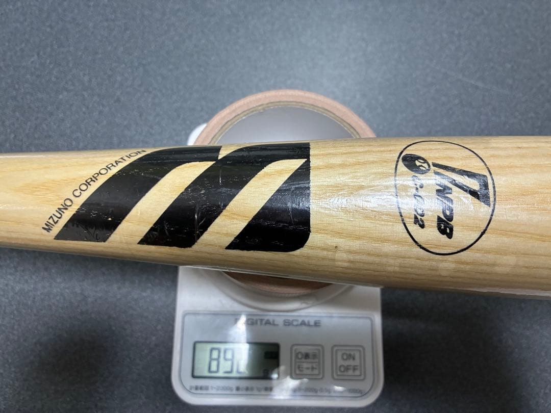 ミズノ　硬式木製バットNPB 近鉄　約84.5cm 約892g 送料込み最終価格