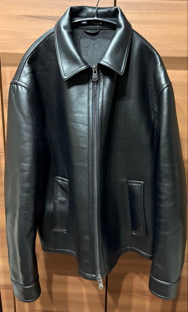 ZARA フェイクレザージャケット XL