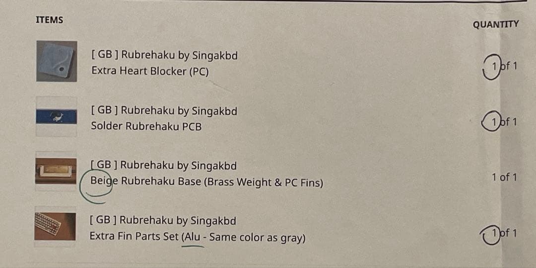 キーボード Singa Kohaku x Rubrehose Rubrehaku