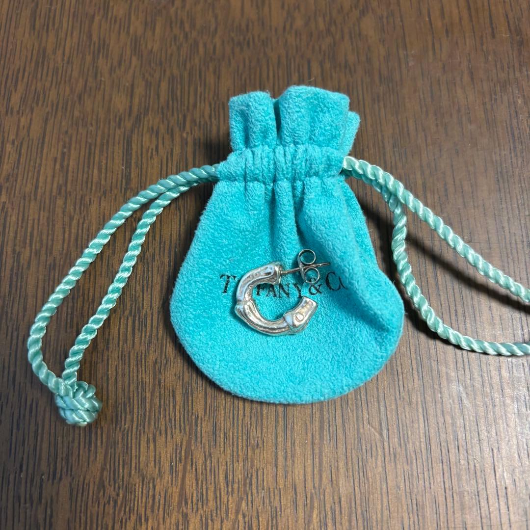 廃盤 Tiffany ティファニー バンブー ピアス シルバー 925 片耳