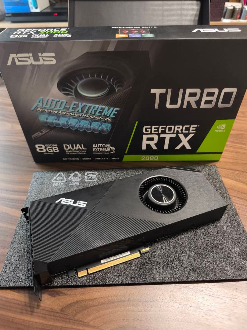 グラフィックボード・グラボ・ビデオカード ASUS GeForce RTX 2080 8GB TURBO