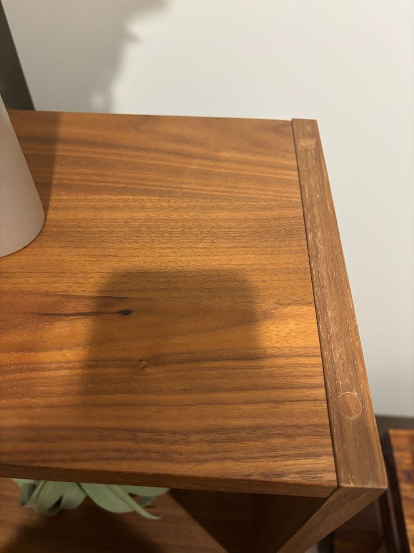 無印良品　スタッキングシェルフ　ウォールナット