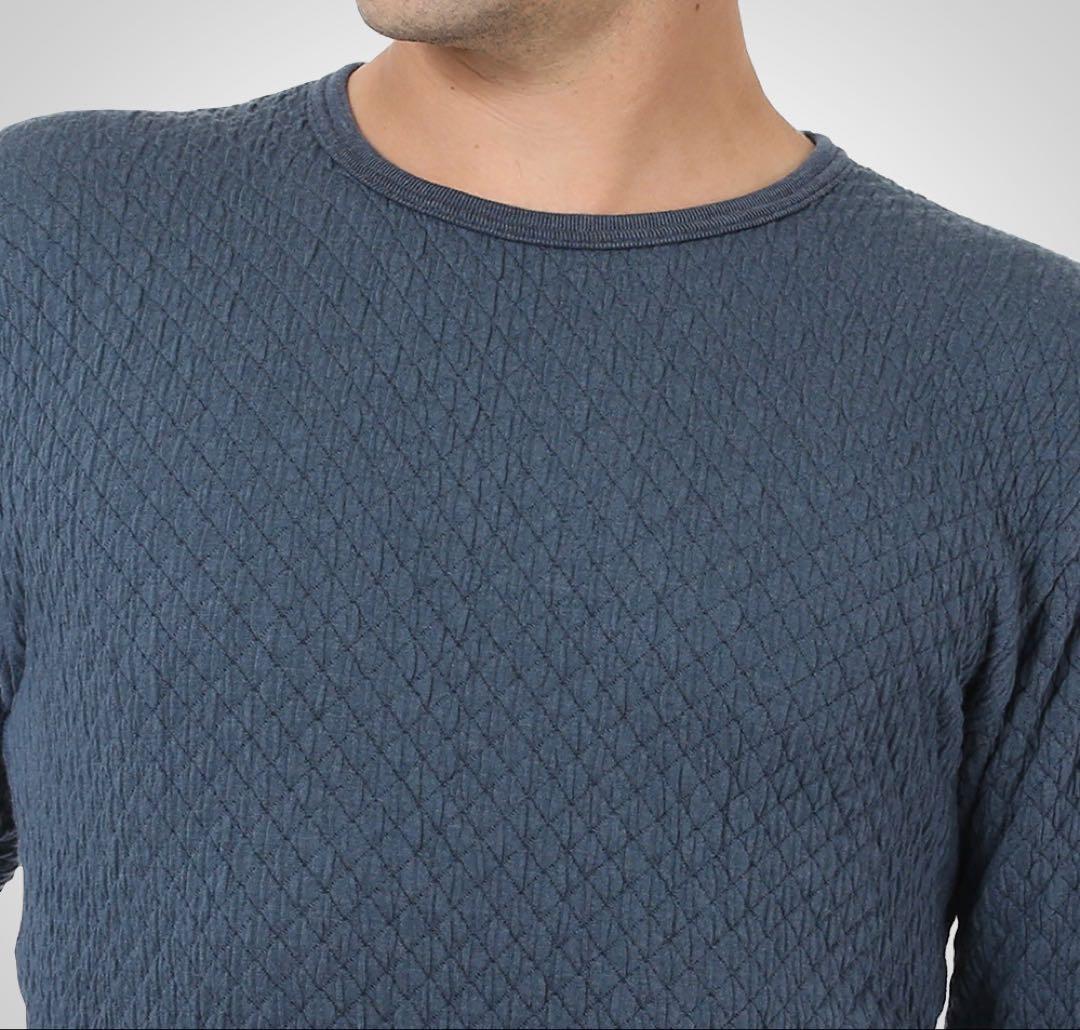 【正規品大特価】ひだまり肌着 チョモランマ 紳士丸首シャツ ＬＬ QMS923