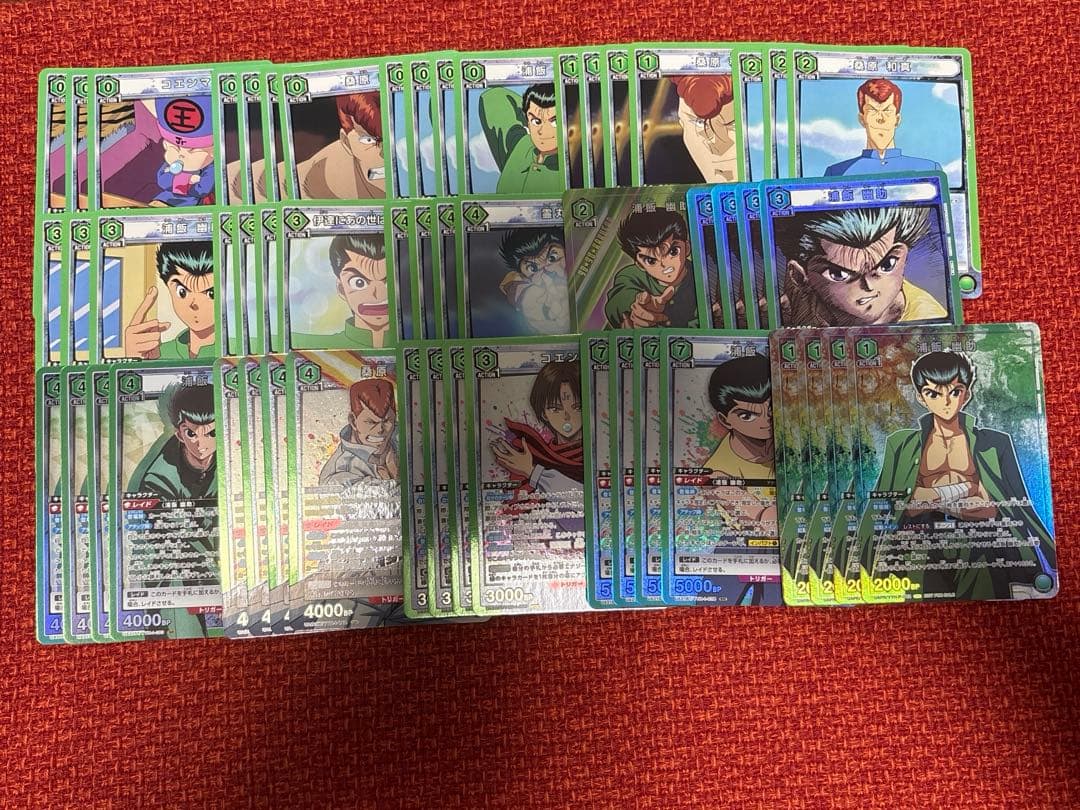 ユニオンアリーナ　幽☆遊☆白書　幽遊白書　浦飯幽助　コエンマ　桑原　デッキ