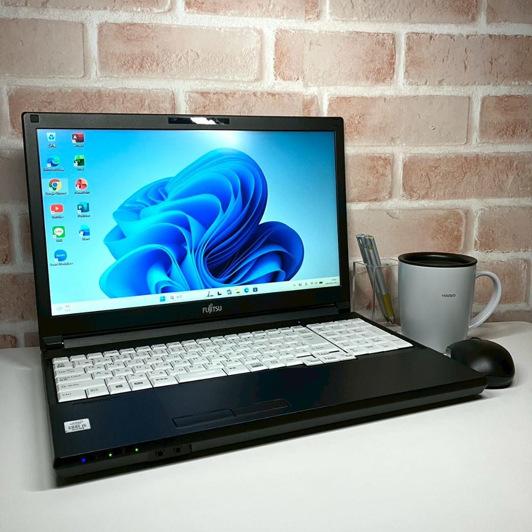 ★おすすめスペック★ テンキー付き 第10世代i5 ドライブ付き 富士通 464