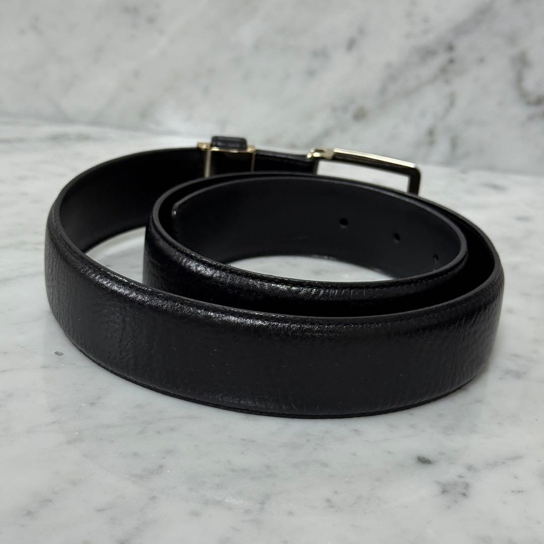 美品 Yves Saint Laurent イヴサンローラン ベルト ブラック