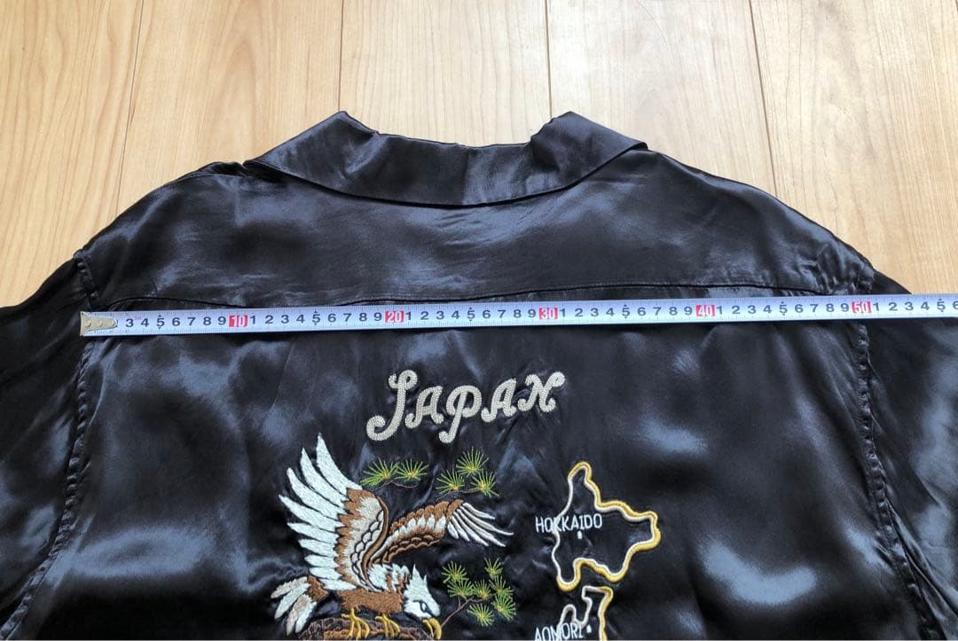 Schott レーヨン スカ エイジング ロングスリーブシャツ／スーベニアシャツ