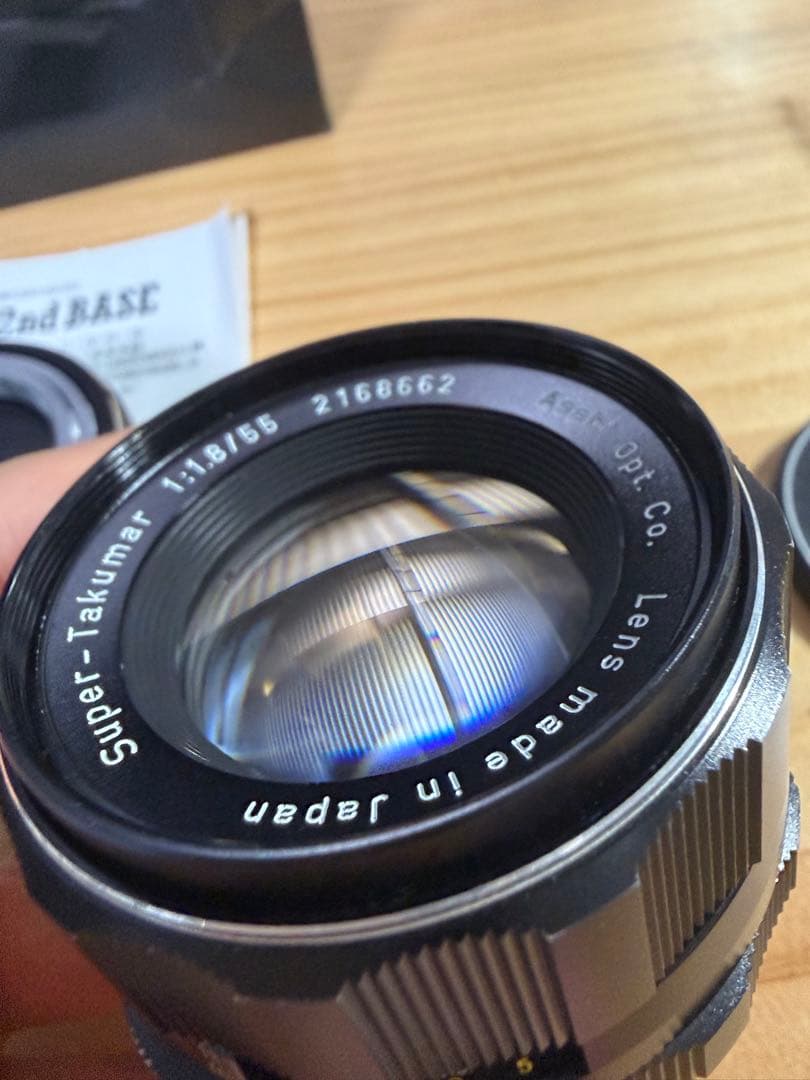 【美品】SuperTakumar 55mmF1.8 Eマウントアダプター付き