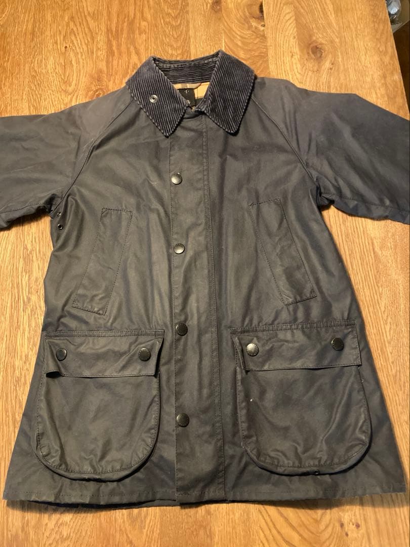 Barbour ネイビー SL BEDALE 34