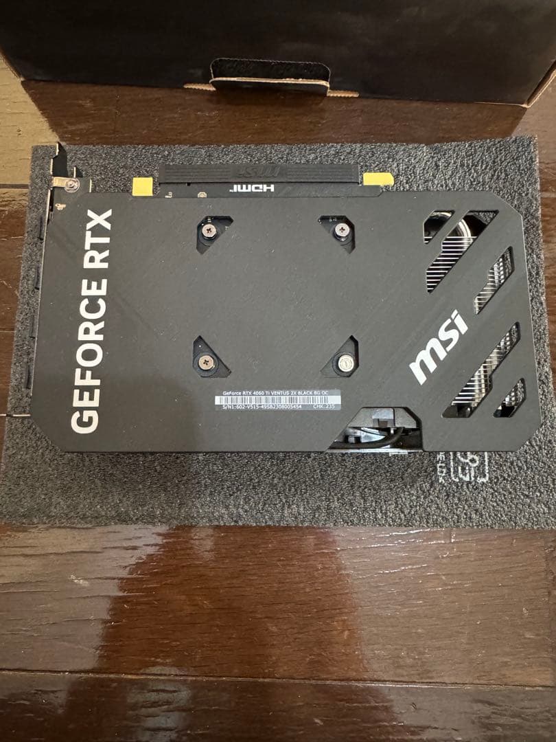 グラフィックボード・グラボ・ビデオカード MSI GeForce RTX 4060Ti VENTUS 2X 8G OC