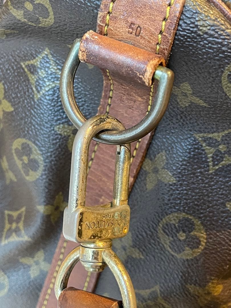 【正規品】Louis Vuitton キーポル50バンドリエール　モノグラム