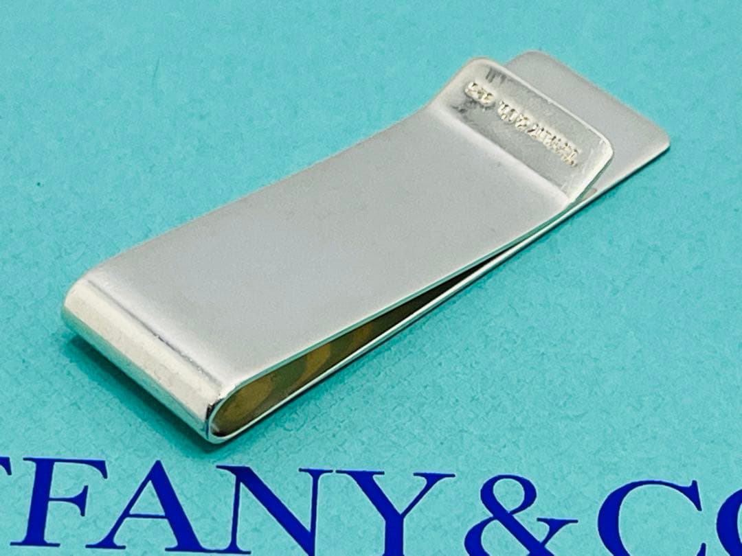 c307 ティファニー　エンジンターン　マネークリップ　シルバー　925
