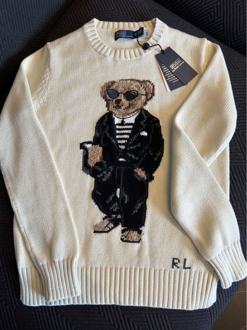 【新品未使用タグ付き】ラルフローレン　ポロベア　セーター