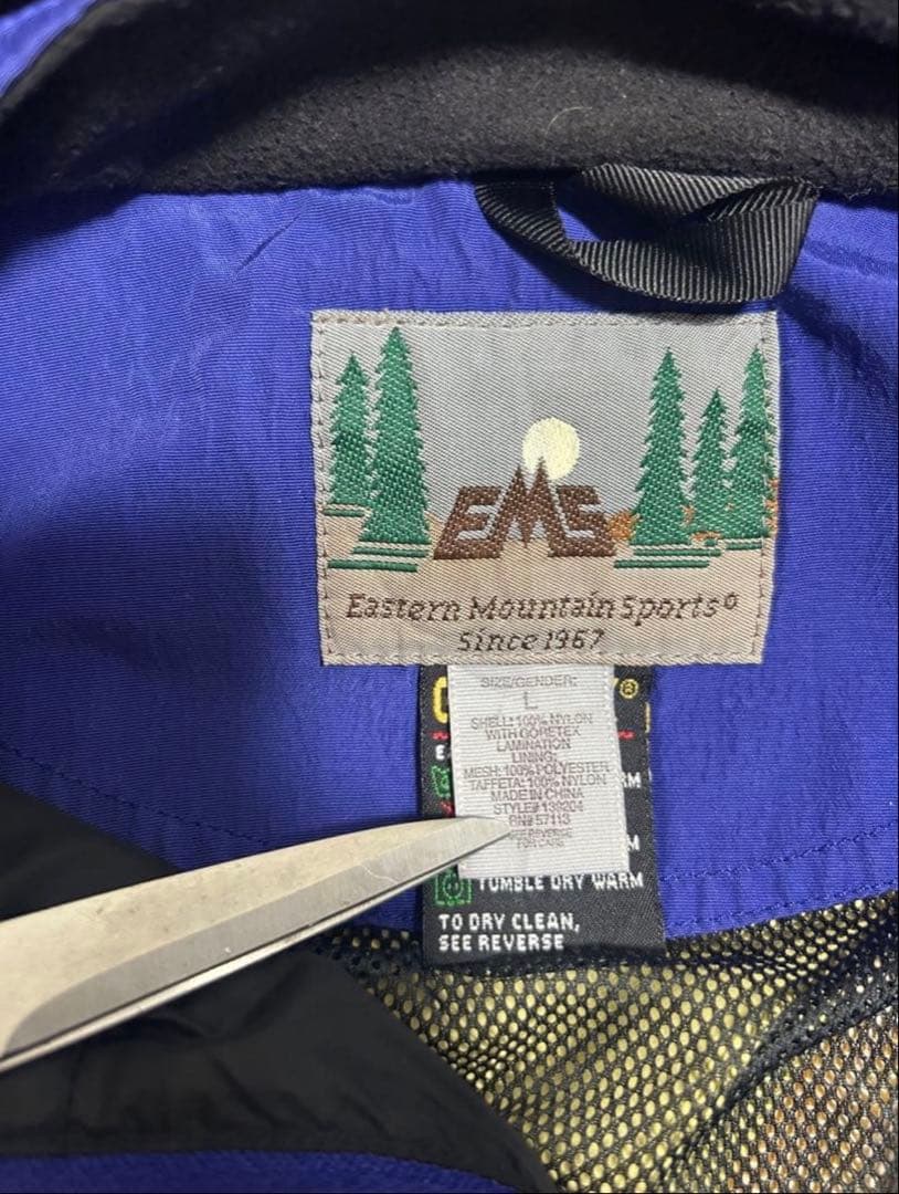 90s EMS ゴアテックス　gore-tex マウンテンパーカー　Lサイズ