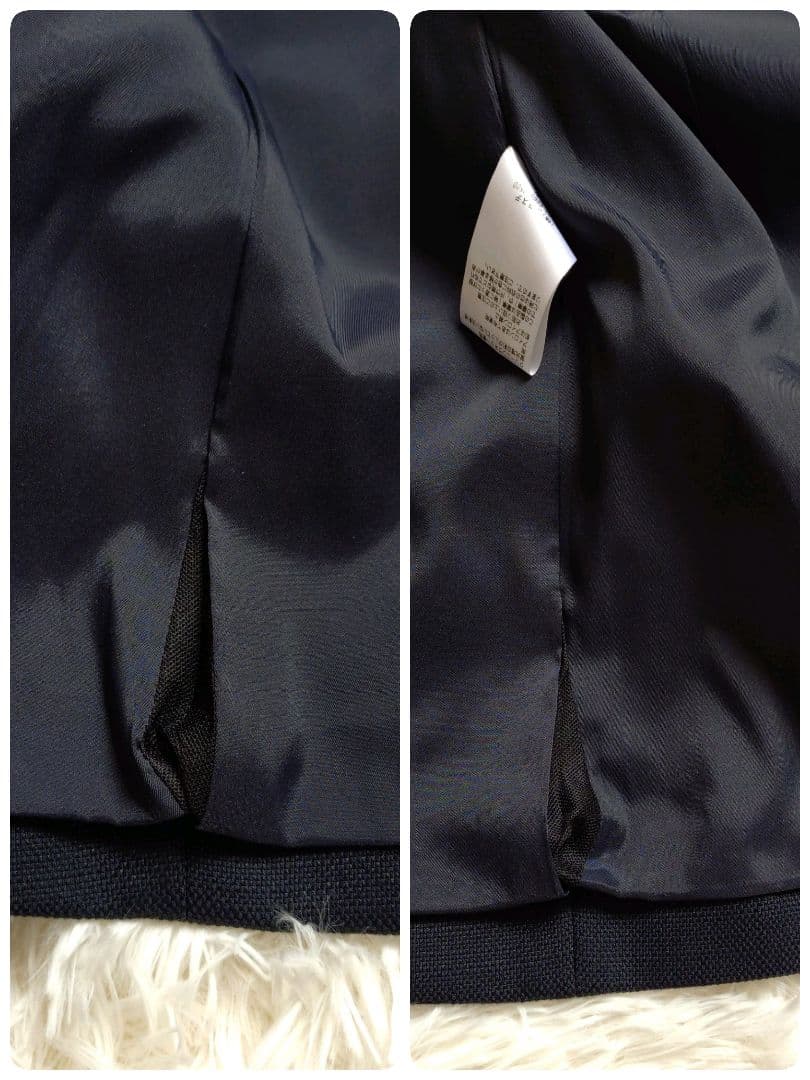 【美品】PLST プラステ ノーカラージャケット パンツスーツ セットアップ