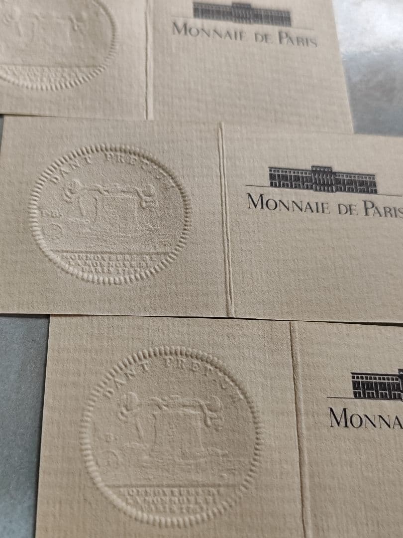 1993年モネドパリ プルーフ銀貨３点セットルーヴル美術館 100フラン