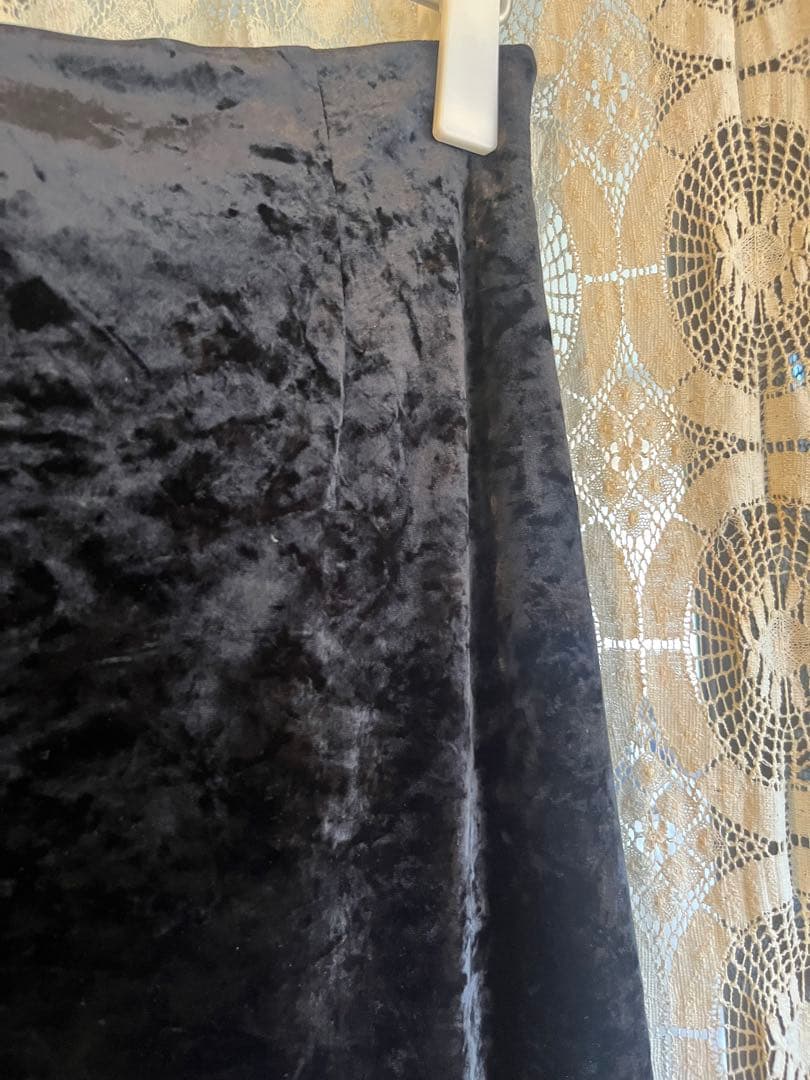 スカート yo BIOTOP Velor long tight skirt