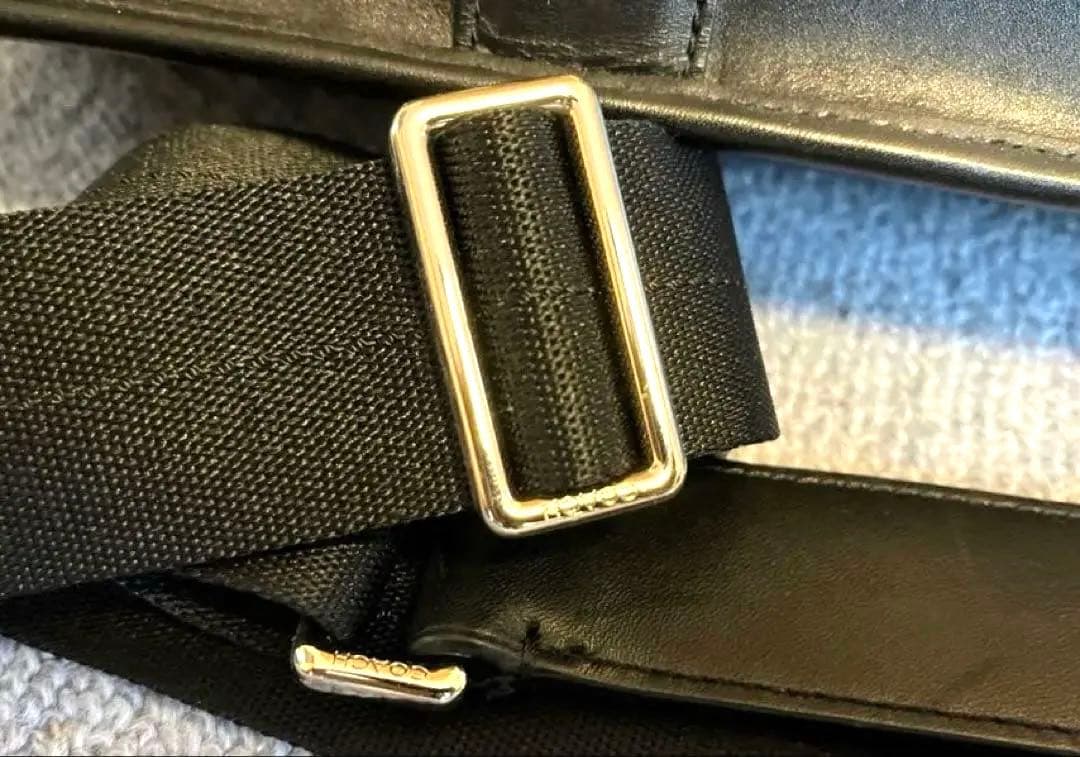 【限定お値下げ中⭐️美品】coach 黒 レザー 2WAY ビジネスバッグ