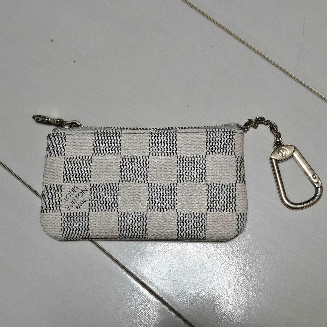 ルイヴィトン LV ポシェット クレ 小銭入 れ ケース ダミエアズール