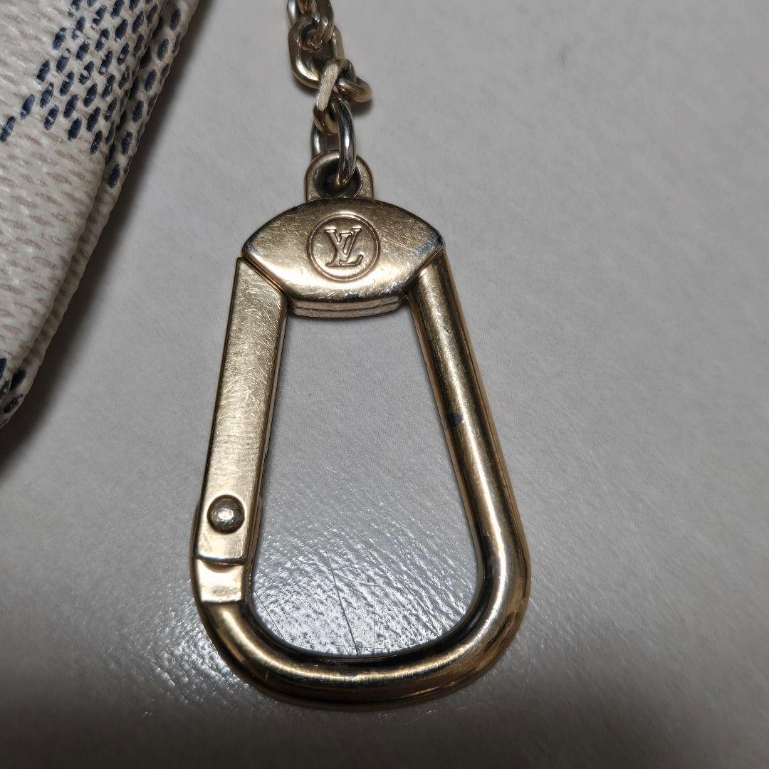 ルイヴィトン LV ポシェット クレ 小銭入 れ ケース ダミエアズール