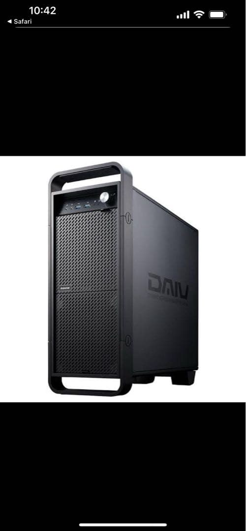 マウスコンピュータ　DAIV Z9 定価31万 ゲーミング、クリエイティブ