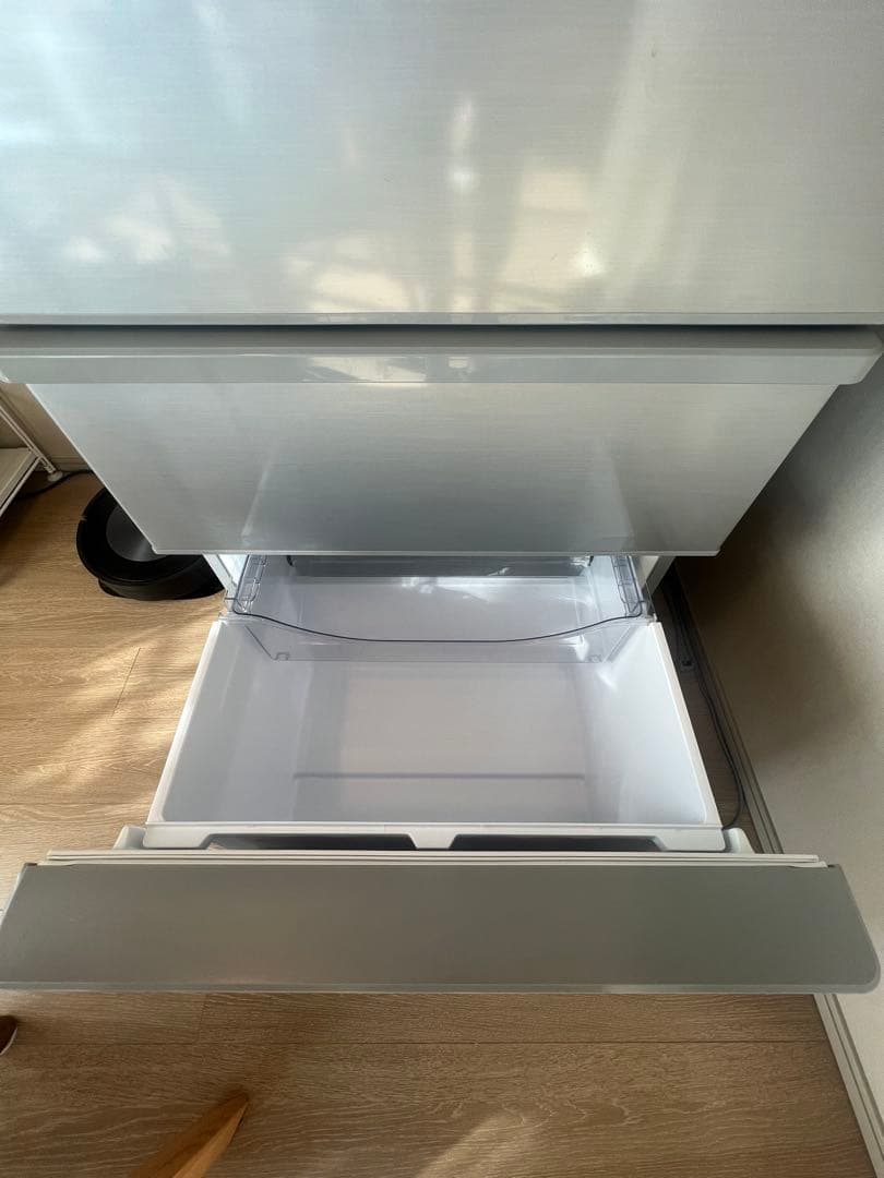 【最終値下げ】アクア　AQR-36J シルバー フレンチドア冷凍庫