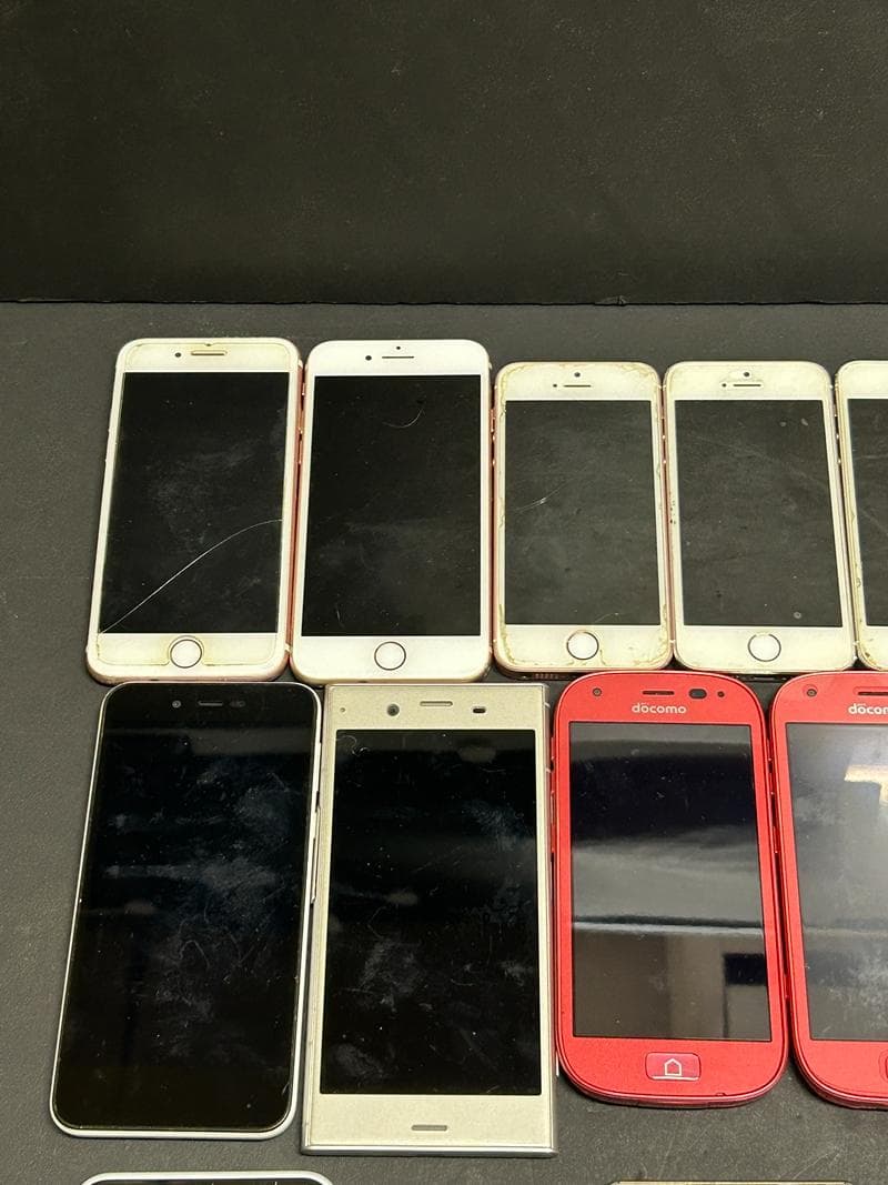 大量 携帯電話 スマホ スマートフォン iPhone 他 ジャンク 部品取り ①
