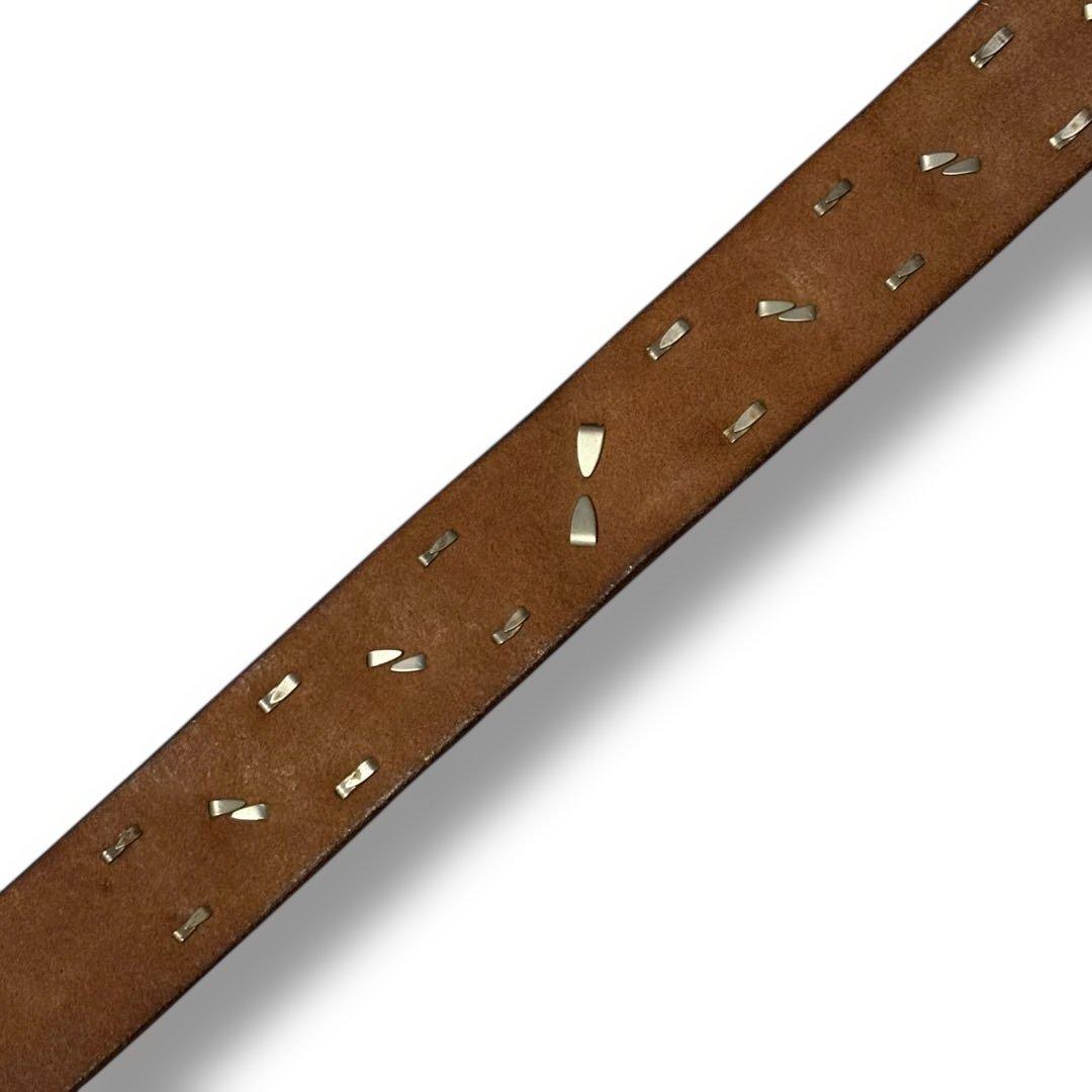 RRL スタデッドベルト ロングホーン イタリア製 30 希少 タグ付き