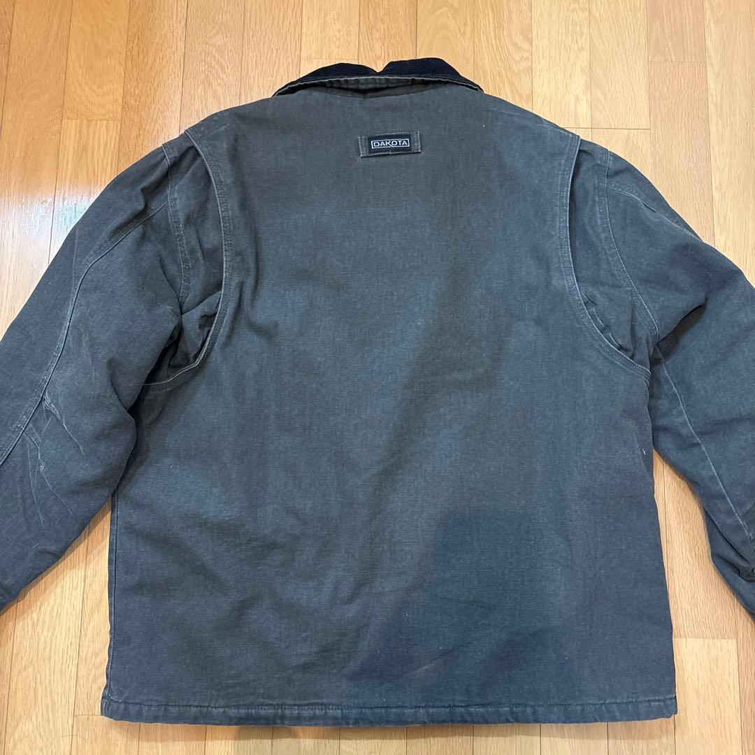 DAKOTA ダックジャケット ダークグレー キルティング裏地 ワークジャケット