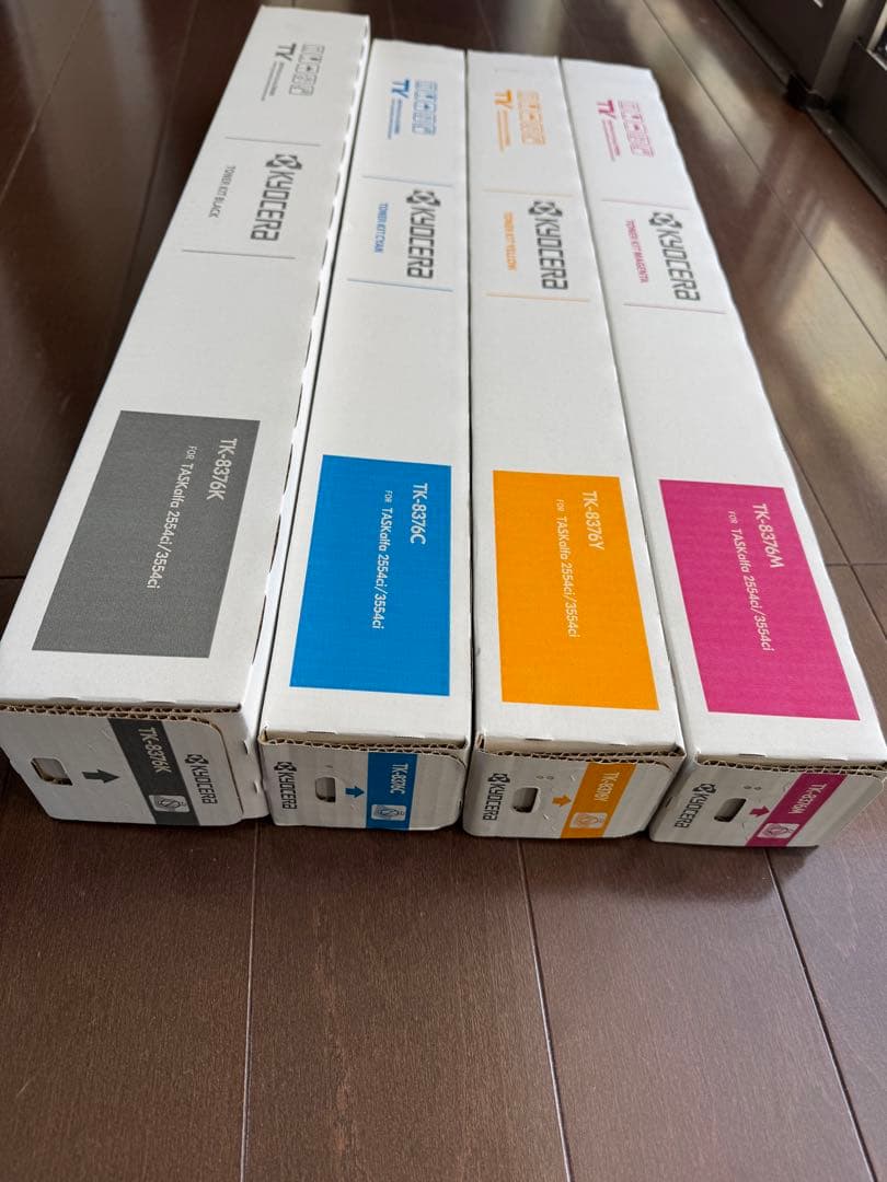京セラ 純正トナーTK-8376 4色セット　Y.C.M.K 新品　未使用
