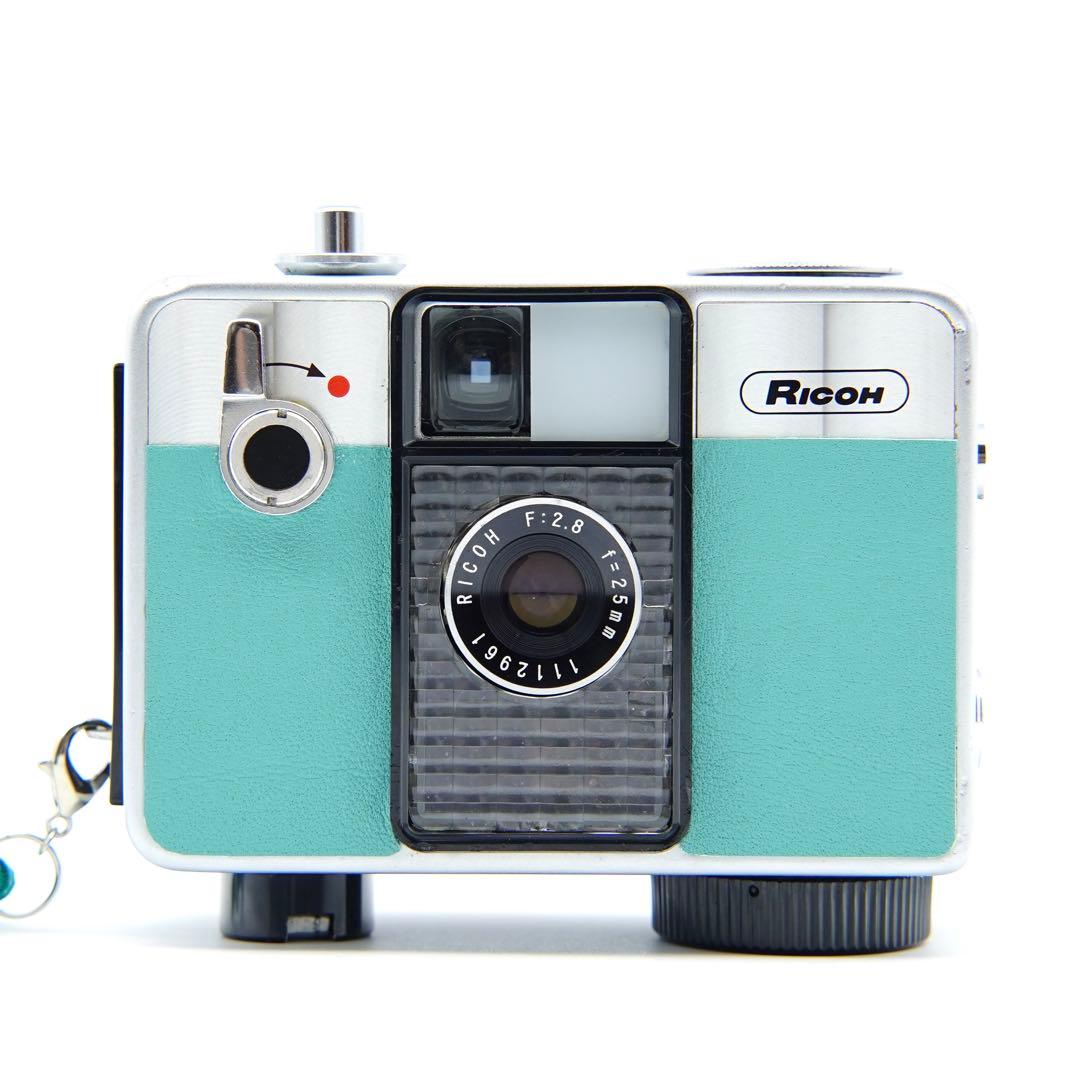 【動作確認・清掃済み＊試写あり】くすみグリーン＊リコーオートハーフSE